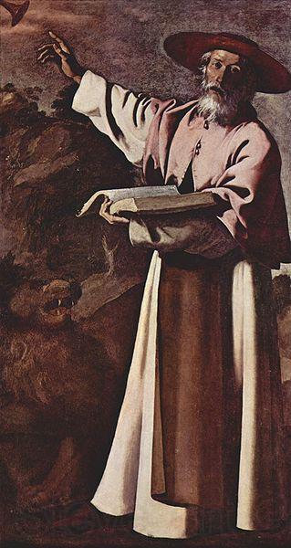 Francisco de Zurbaran Hl. Hieronymus Norge oil painting art
